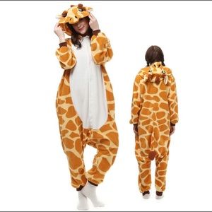 Giraffe hooded  onesie